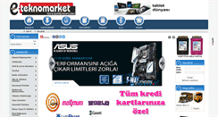 Desktop Screenshot of e-teknomarket.com