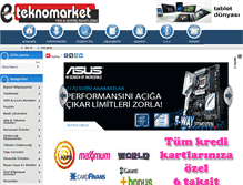 Tablet Screenshot of e-teknomarket.com